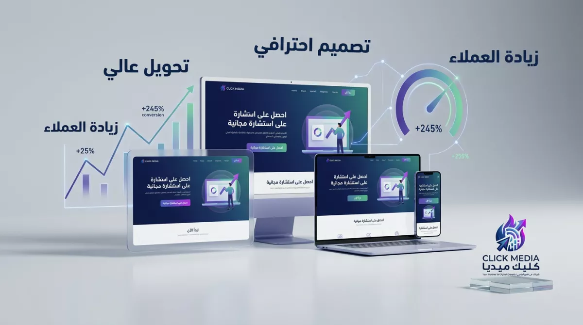 برمجة صفحة هبوط احترافية (Landing Page) لزيادة المبيعات والتحويل