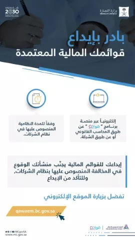 إعداد ورفع القوائم المالية على منصة قوائم